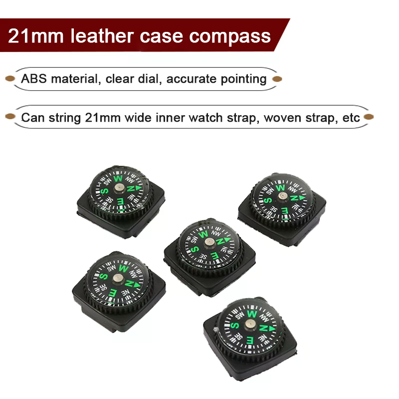 SurvivorPro Portable Mini Wristband Compass Outdoor Navigation Tool