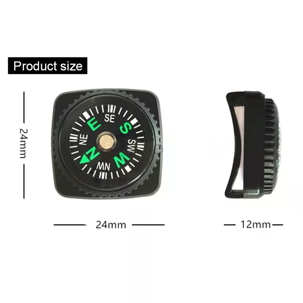 SurvivorPro Portable Mini Wristband Compass Outdoor Navigation Tool