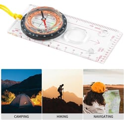 navigation map ruler reading scouting scale for outdoor orienteering gear essential tool for hunting, survival