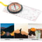 Navigation Map Ruler Reading Scouting Scale for Outdoor Orienteering Gear Essential Tool for Hunting, Survival