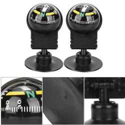 durable suction cup car compass adjustable navigation guide ball for car dashboard