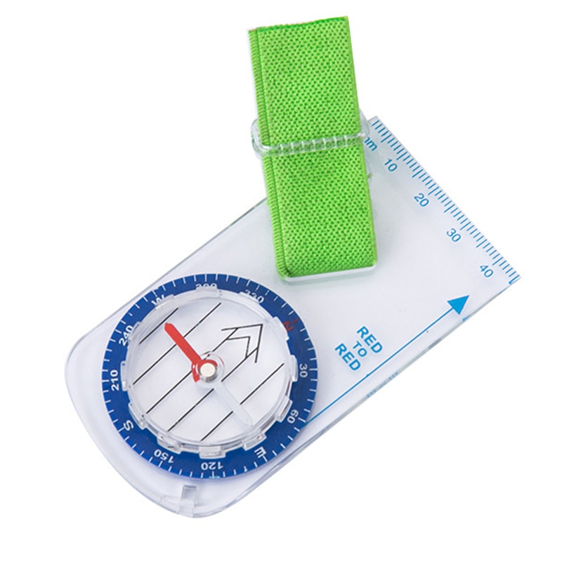 Professional Orienteering Compass Accurate Map Scale Compass for Outdoor Adventures, Thumb Design, and Competition Rea