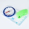 Professional Orienteering Compass Accurate Map Scale Compass for Outdoor Adventures, Thumb Design, and Competition Rea