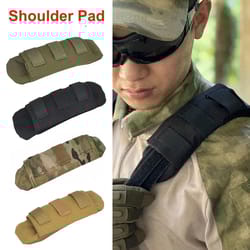 tactical molle vest shoulder strap pad nylon mesh comfort cushion for hiking backpacks