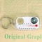 Mini Keychain Camping Compass with Thermometer Survival Tool for Outdoor Adventures