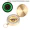Portable Brass Compass for Camping & Hiking Golden Navigation Pocket Compass