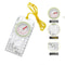 Portable Navigation Compass Map Ruler Professional Scouting & Travel Scale for Backpacking