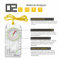 Portable Navigation Compass Map Ruler Professional Scouting & Travel Scale for Backpacking