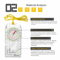 Portable Navigation Compass Map Ruler Professional Scouting & Travel Scale for Backpacking