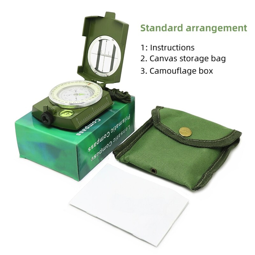 Waterproof High Precision Compass – Military-Grade Outdoor Hiking & Sports Compass for Mountaineering