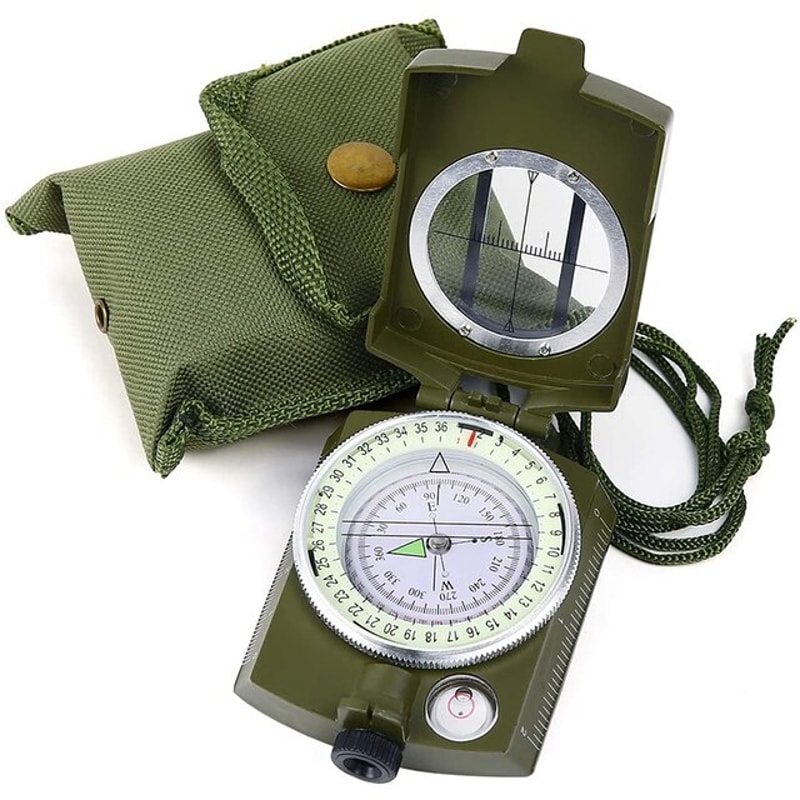 Waterproof High Precision Compass – Military-Grade Outdoor Hiking & Sports Compass for Mountaineering