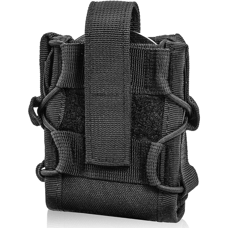 Tactical Molle Handcuff Holder Pouch Quick Release Shackles Case for Vests