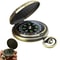 Vintage Flip Pocket Watch Compass Retro Zinc Alloy Classic Navigation Compass for Outdoor Hike & Survival Gift Collect