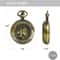 Vintage Flip Pocket Watch Compass Retro Zinc Alloy Classic Navigation Compass for Outdoor Hike & Survival Gift Collect
