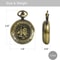 Vintage Flip Pocket Watch Compass Retro Zinc Alloy Classic Navigation Compass for Outdoor Hike & Survival Gift Collect