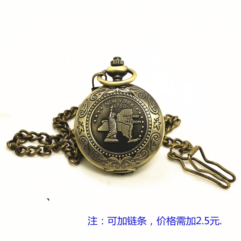 Vintage Pocket Watch Compass Metal Flip Gift Compass