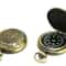 Vintage Pocket Watch Compass Metal Flip Gift Compass