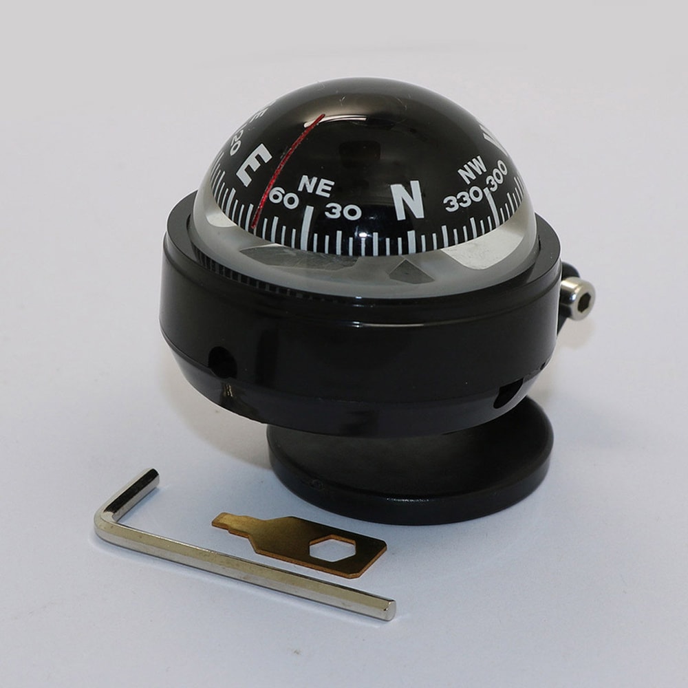 Adjustable Magnetic Navigation Compass for Car, Boat & Outdoor Use