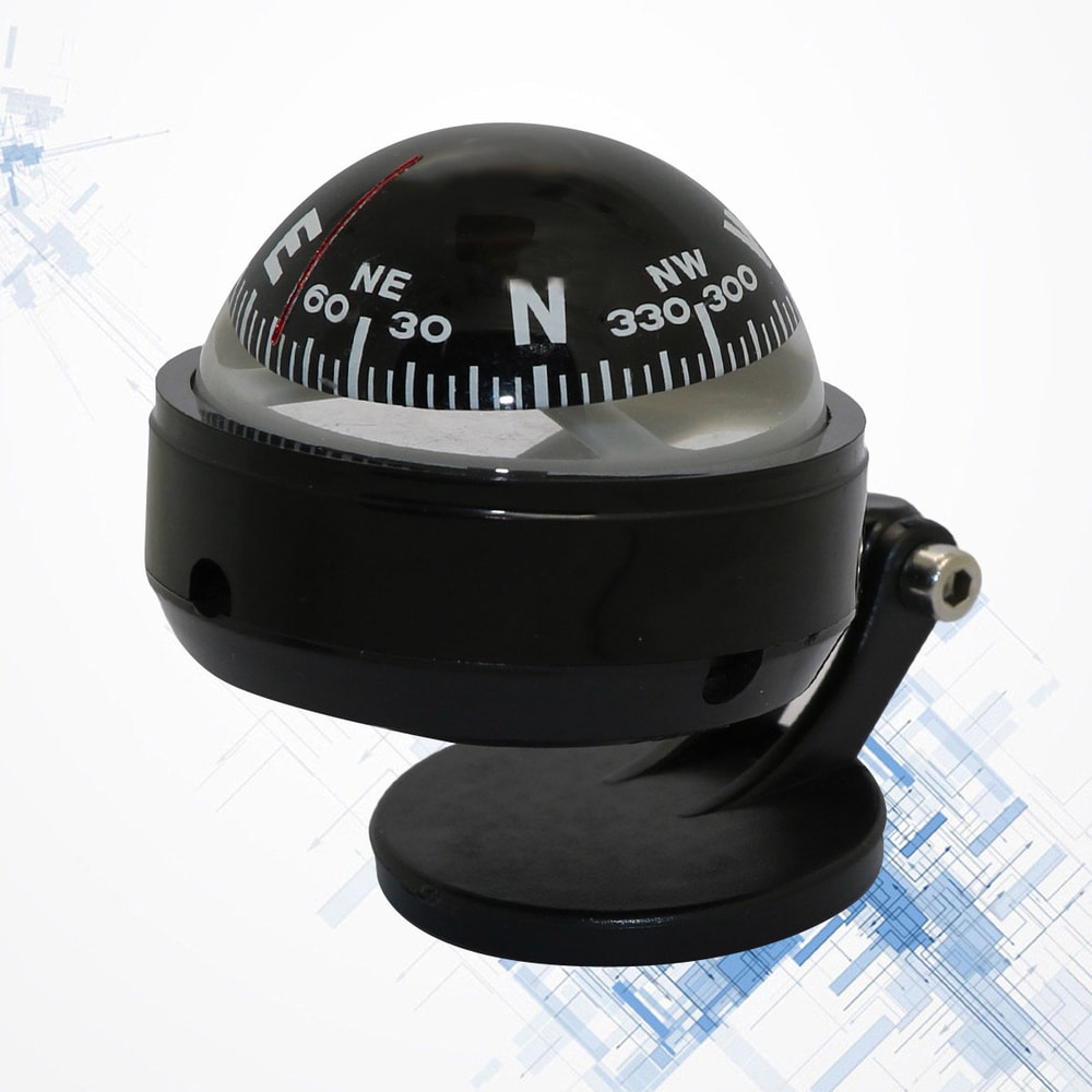 Adjustable Magnetic Navigation Compass for Car, Boat & Outdoor Use
