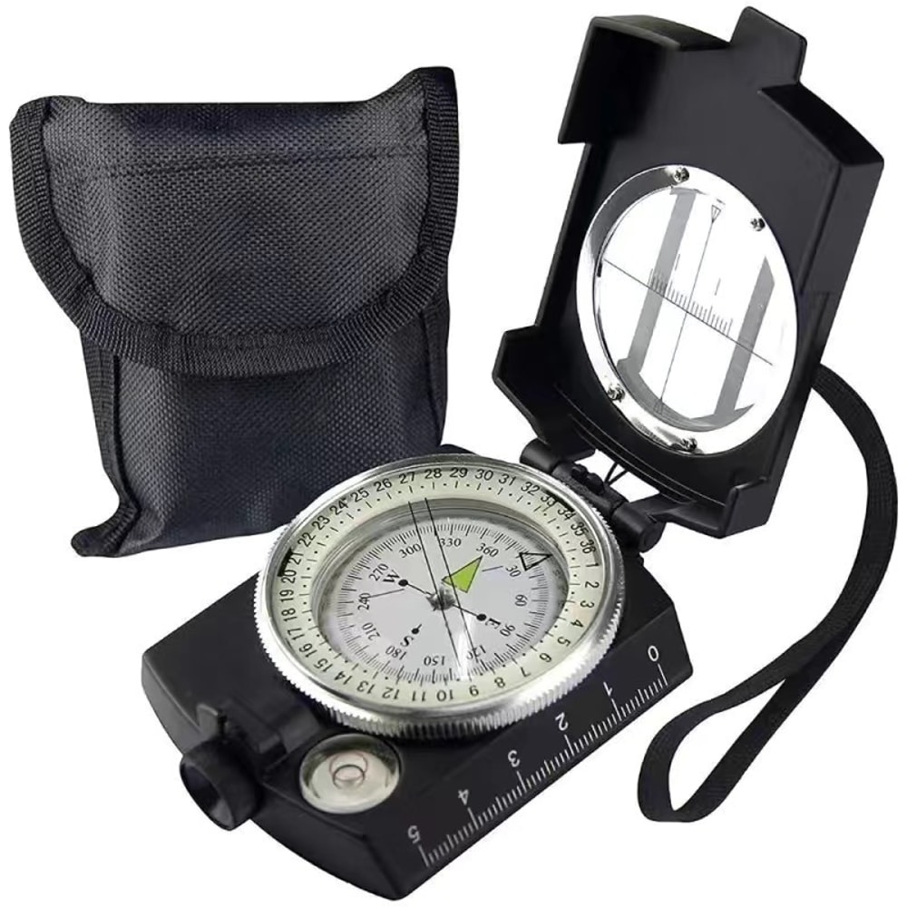 Military Precision Waterproof Compass for Hiking, Climbing & Outdoor Survival