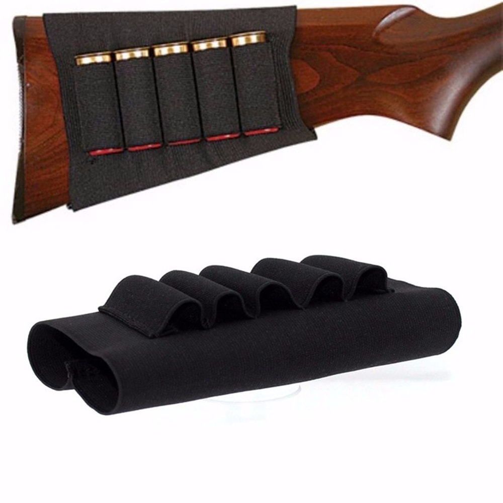 Elastic Ammo Cartridge Holder For Hunting Shooting Neoprene Nylon Fabric Gear 4