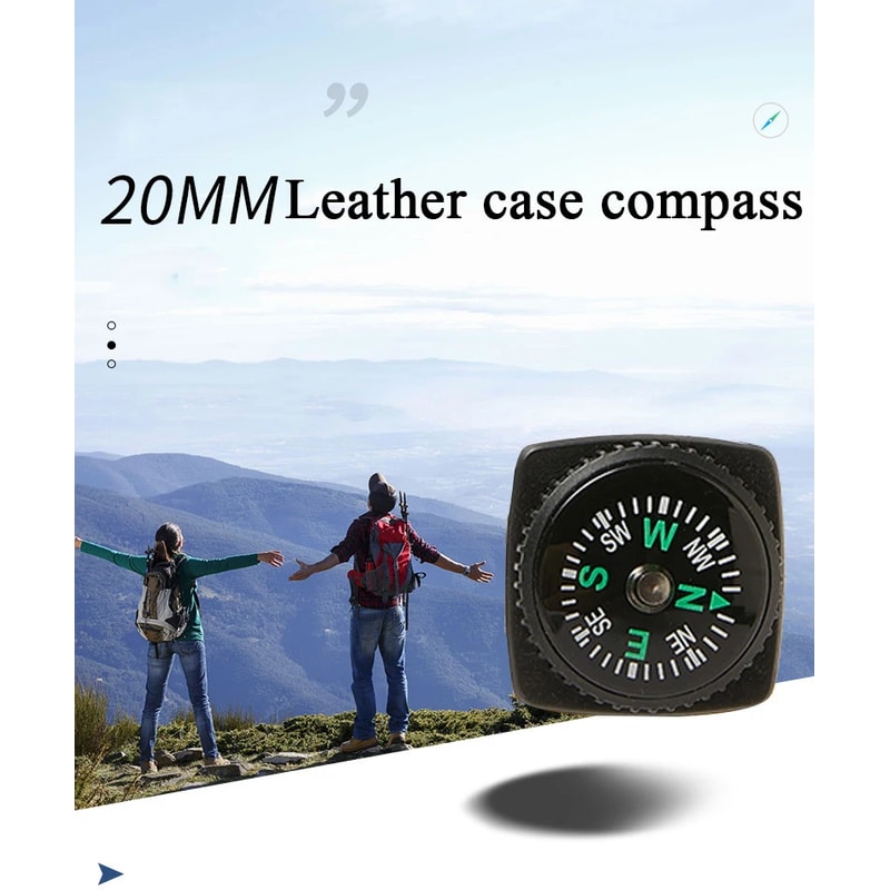 Portable Wristband Compass for Outdoor Adventures Detachable Compass for Camping, Hiking, and Survival Navigation