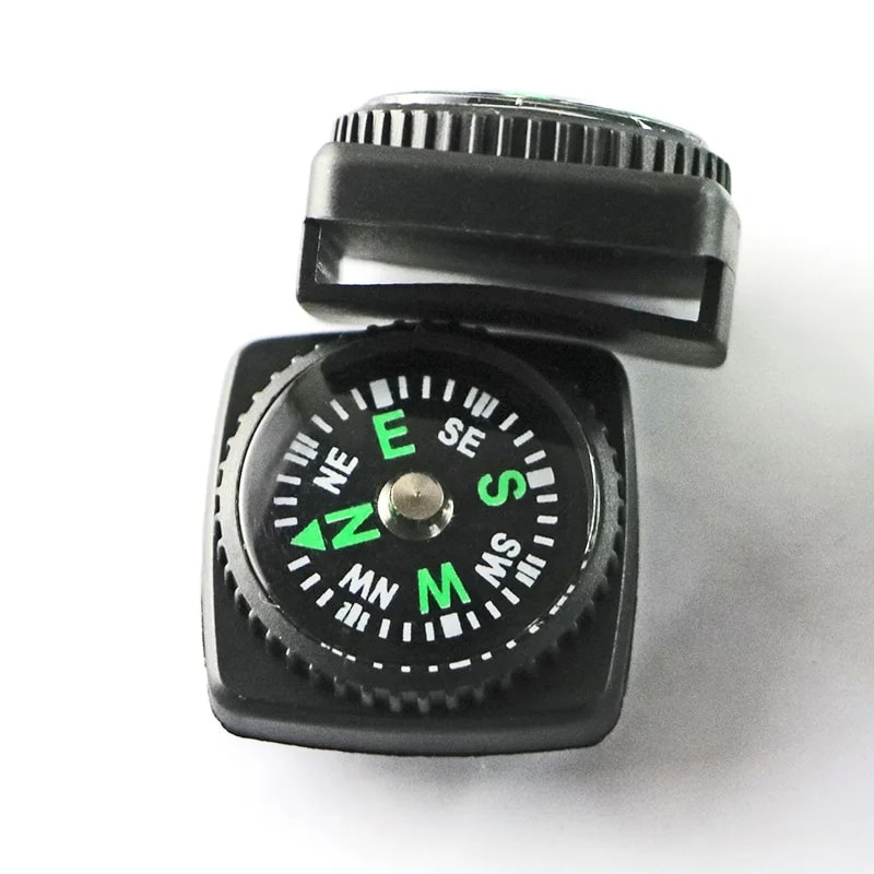 Portable Wristband Compass for Outdoor Adventures Detachable Compass for Camping, Hiking, and Survival Navigation