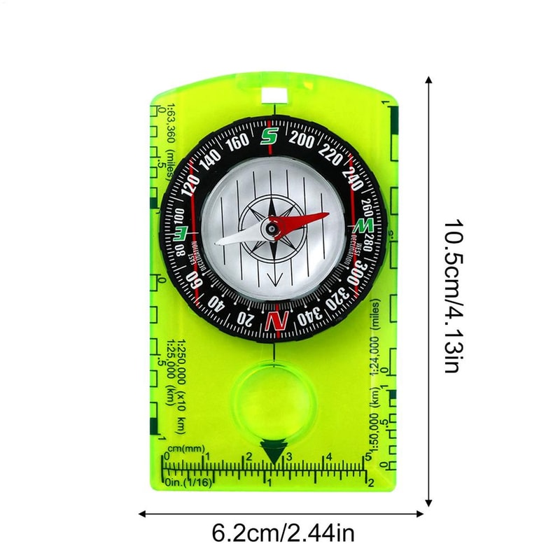 Waterproof Hiking Compass Backpack With Map Scale Best For Outdoor Camping Survival 5