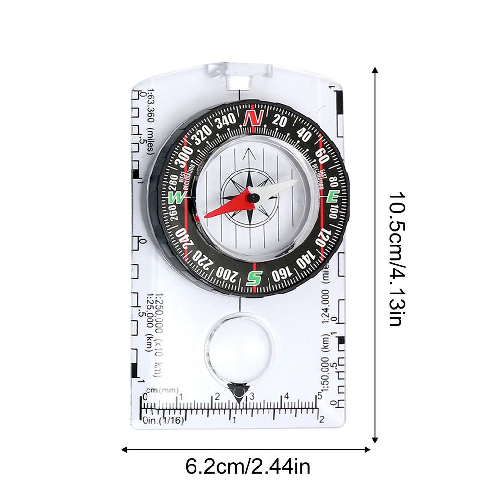 Waterproof Hiking Compass Backpack With Map Scale Best For Outdoor Camping Survival 6