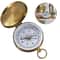 Brass Flip Cover Compass – Multifunctional Outdoor Navigation Tool, Pocket Watch Design for Hiking, Camping, and Surviva