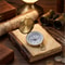 Brass Flip Cover Compass – Multifunctional Outdoor Navigation Tool, Pocket Watch Design for Hiking, Camping, and Surviva