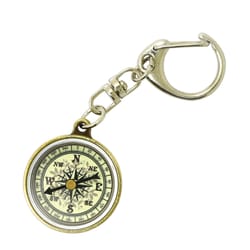 mini survival compass keychain portable orienteering & hiking compass for camping & hunting