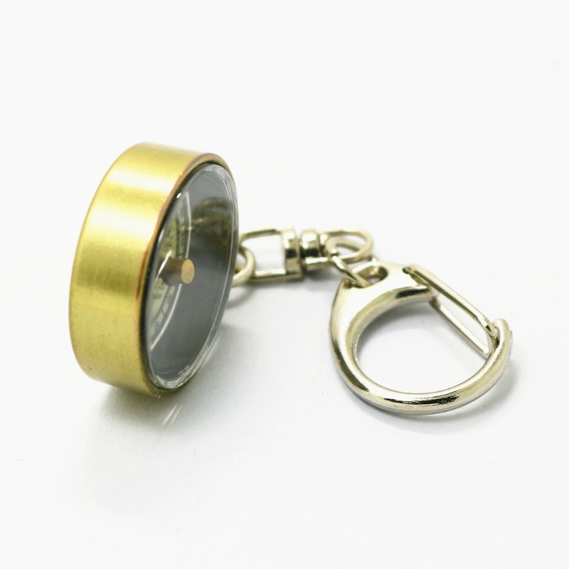 Mini Survival Compass Keychain Portable Orienteering & Hiking Compass for Camping & Hunting