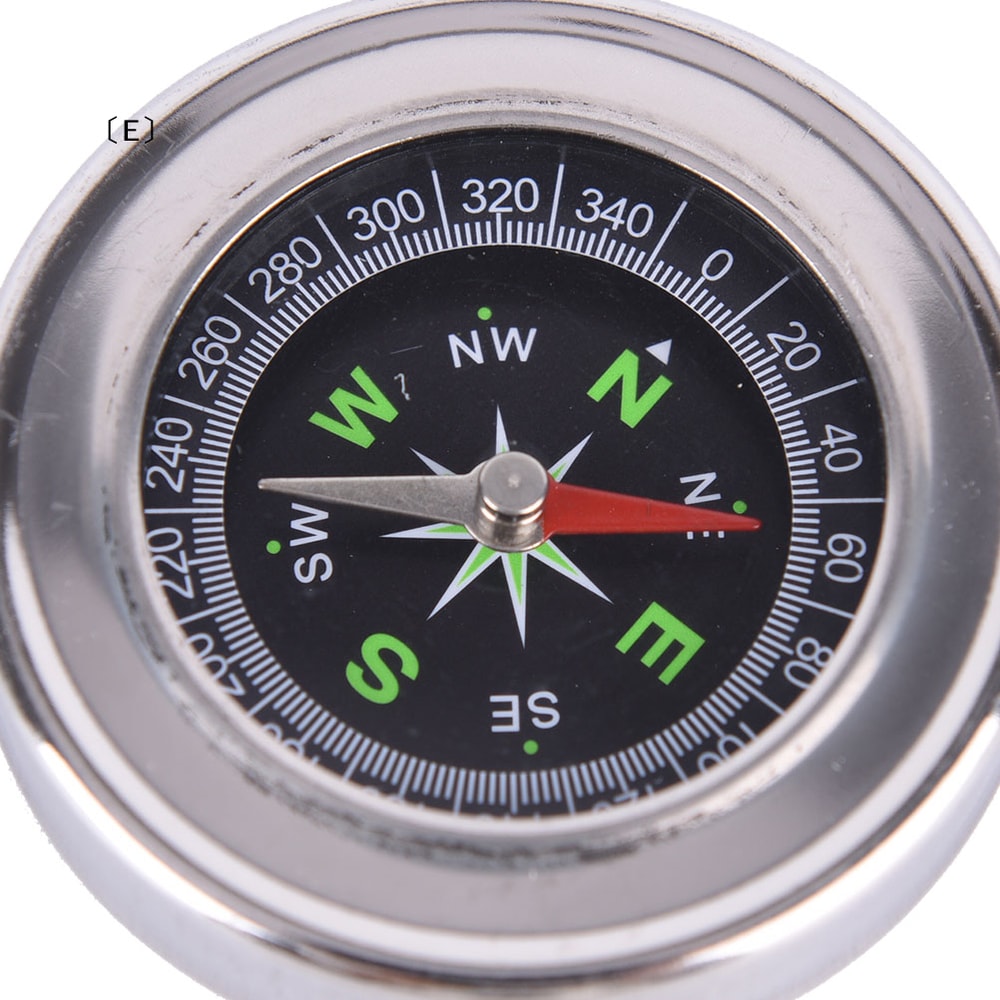 Stainless Steel Portable Compass Outdoor Student Sports Compass for Navigation