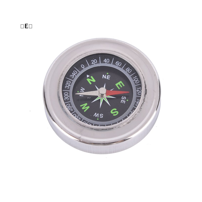 Stainless Steel Portable Compass Outdoor Student Sports Compass for Navigation