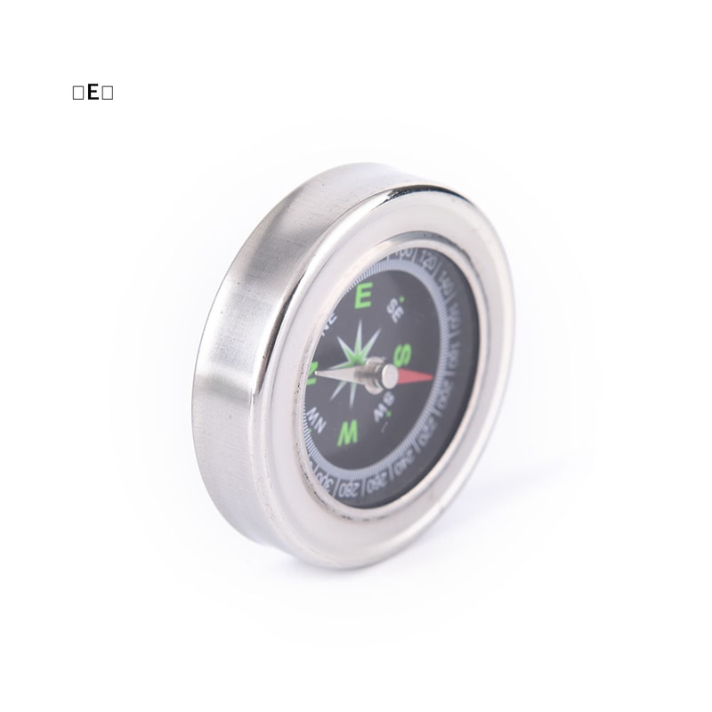 Stainless Steel Portable Compass Outdoor Student Sports Compass for Navigation