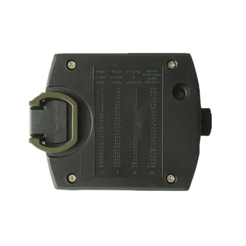 Waterproof Military-Grade Compass - High Precision Outdoor Hiking and Mountaineering Compass with Metal Sight