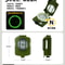 Professional Waterproof Camouflage Compass Ideal for Hunting, Hiking & Camping