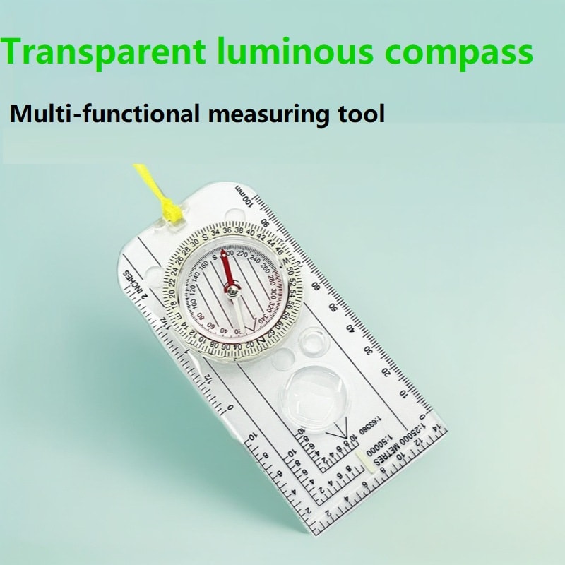 Fixed Precision Hiking Compass Military-Grade Outdoor Navigation Tool