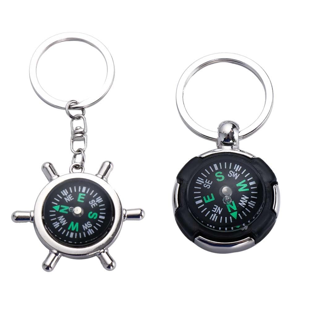 Mini Compass Keychain Essential Survival Tool & Pocket Compass for Adventure Seekers