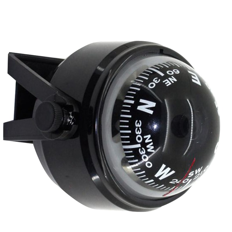 Portable Sphere Compass Magnetic Declination Navigation for Camping, Hiking, and Survival