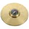 Chinese Traditional Brass Compass Retro Taoist Small Portable Compass for Outdoor Camping and Hiking