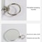 Portable Aluminum Alloy Mini Compass Keychain Pendant Outdoor Adventure Travel Gift