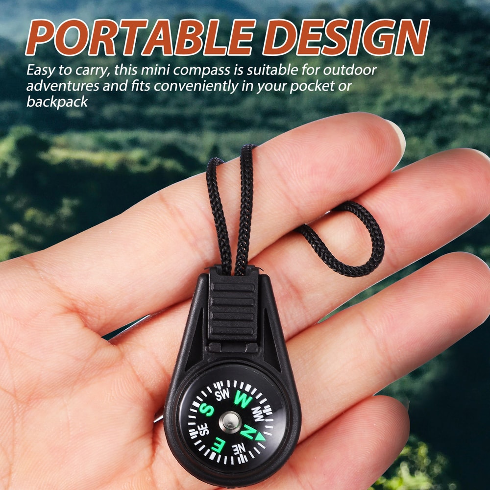 High Precision Plastic Compass Kit Portable Navigation Tool for Outdoor Adventures