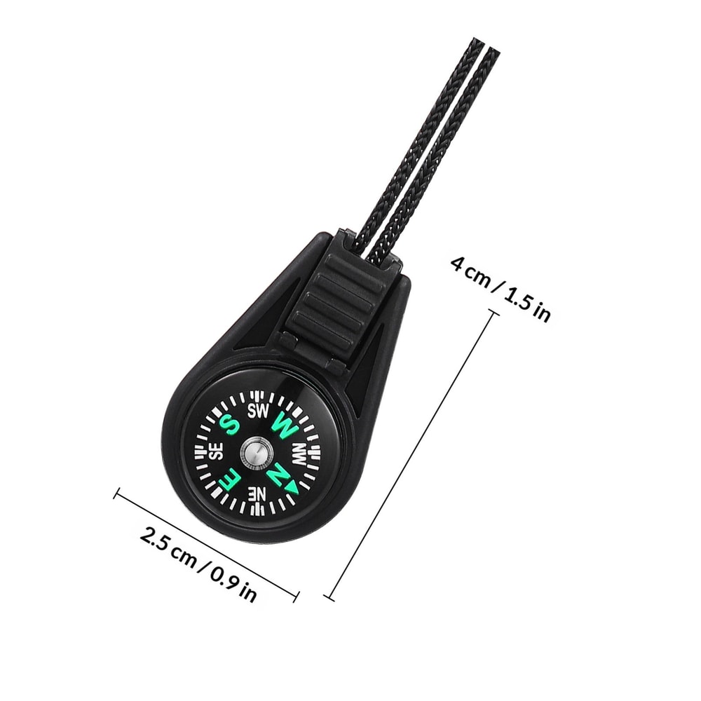 High Precision Plastic Compass Kit Portable Navigation Tool for Outdoor Adventures