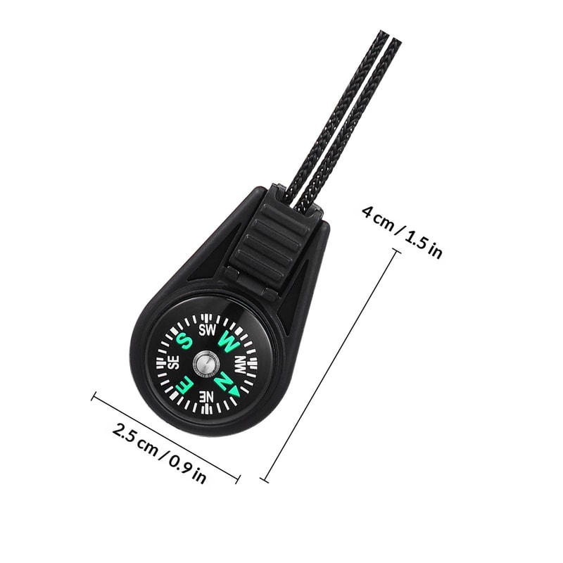 High Precision Plastic Compass Kit Portable Navigation Tool for Outdoor Adventures