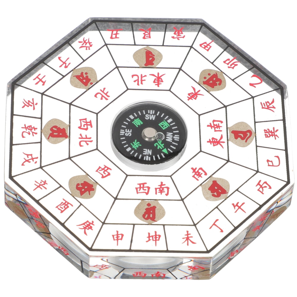 Feng Shui Compass Chinese Pan Ancient Navigation Tool for Outdoor Hiking, Camping, Survival & Retro Divination