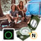 Waterproof High Precision Compass for Hiking, Mountaineering & Military Use Professional Outdoor Metal Sight