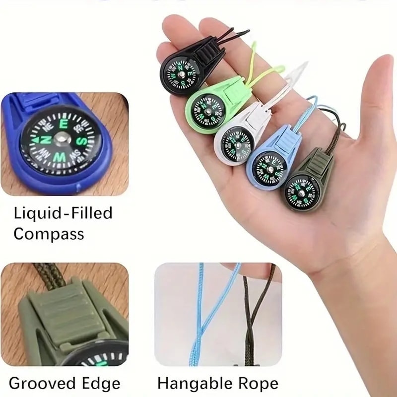 Portable, Durable Pendant for Camping & Hiking Essential Outdoor Adventure Gear