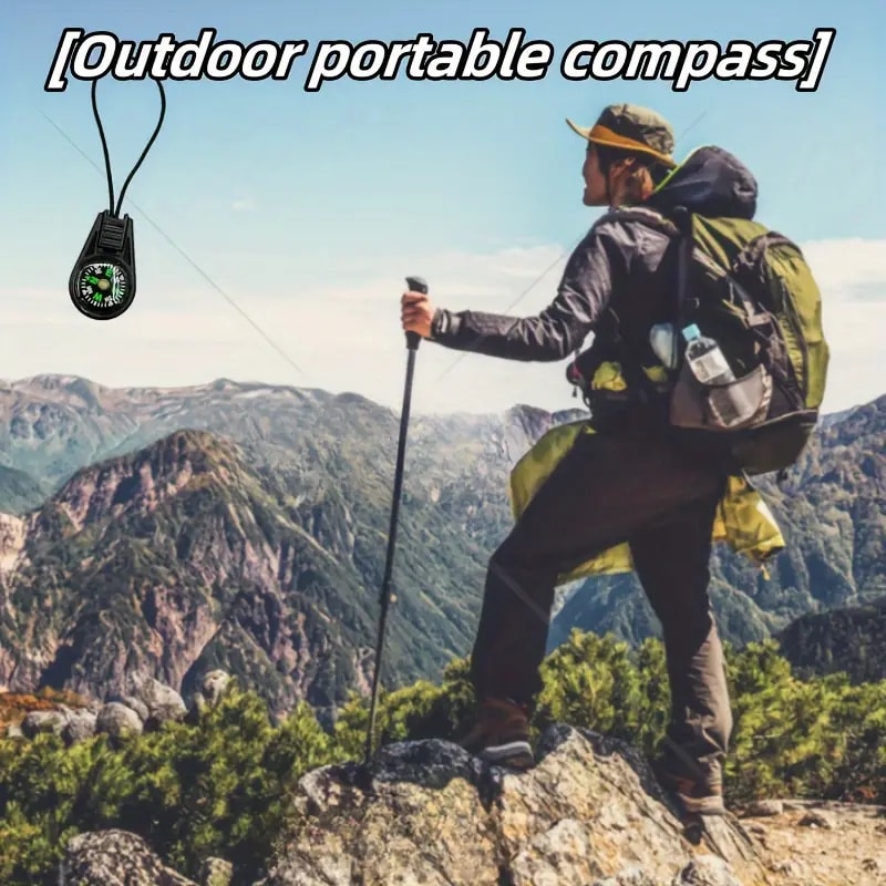 Portable, Durable Pendant for Camping & Hiking Essential Outdoor Adventure Gear
